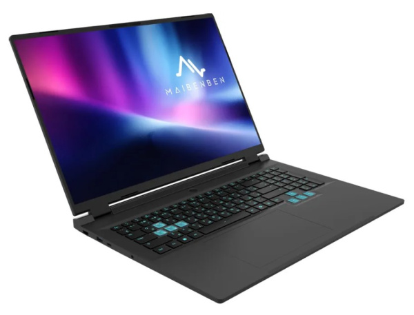 фото Ноутбук Maibenben X-TREME TSUNAMI X18A-R98957 18" (AMD Ryzen 9, 24Гб DDR5, SSD 1 Тб, GeForce RTX 5070, Без ОС) Черный [X18A-R989570R3RLB4E10]