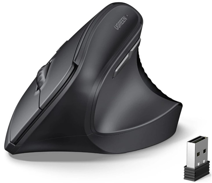 

Мышь Wireless UGREEN M571 55916_ 2.4 GHz. цвет: черный, M571