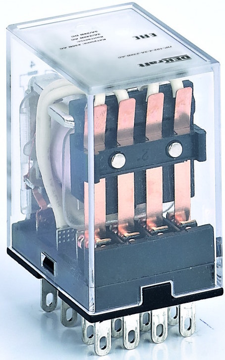 

Реле промежуточное DEKraft 23804DEK 4 конт. с LED инд. 3А 24В DC ПР-102, 23804DEK
