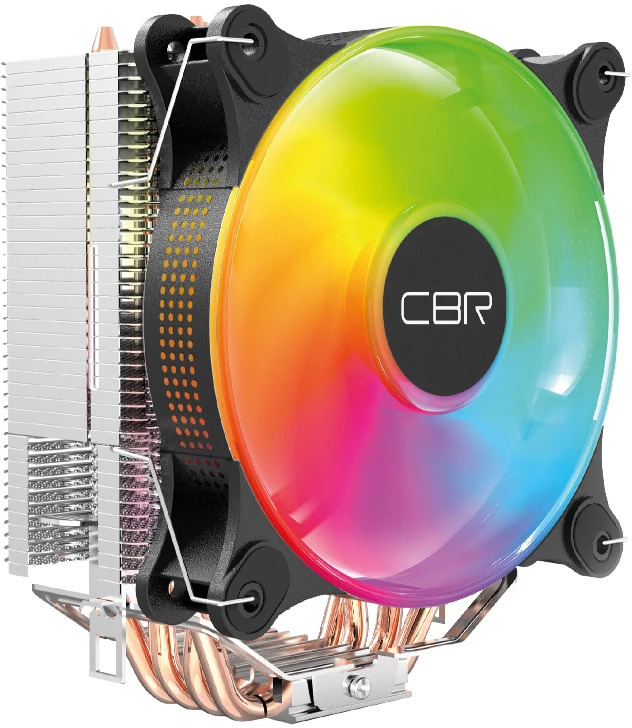 

Кулер CBR CBR-CC-4180-ARGB-PWM LGA775/1366/115x/1200/1700/AM4/АМ5 (TDP 180W, 120mm, 2300rpm, 34dBa), CBR-CC-4180-ARGB-PWM