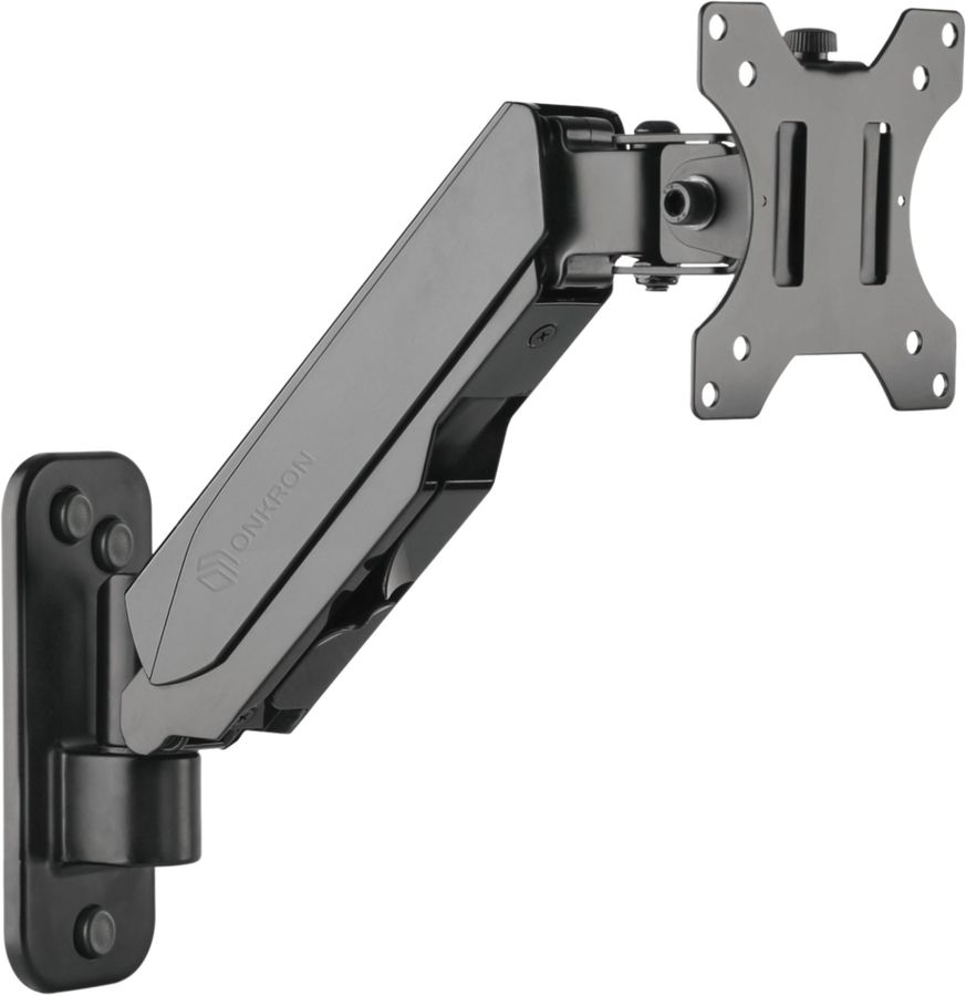 

Кронштейн настенный ONKRON G120 13-32" 1 колено, макс. 100*100, струбцина, наклон -35º+35º поворот 180º, расстояние от стены 85-361мм, black, G120
