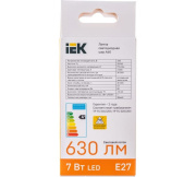 фото Лампа IEK LLE-A60-7-230-30-E27