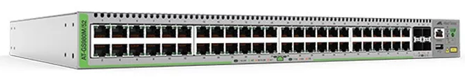 

Коммутатор управляемый Allied Telesis AT-GS980M/52PS-50 48x10/100/1000T PoE+ (740w), 4x100/1000X SFP Gigabit Ethernet Managed switch, 1 Fixed AC power, AT-GS980M/52PS-50