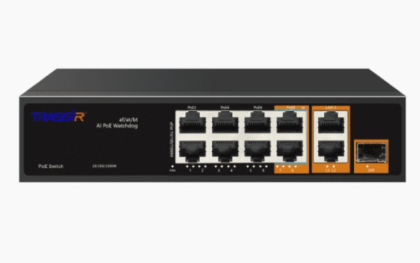 фото Коммутатор неуправляемый TRASSIR TR-NS13111S-120-8PoE в Самаре
