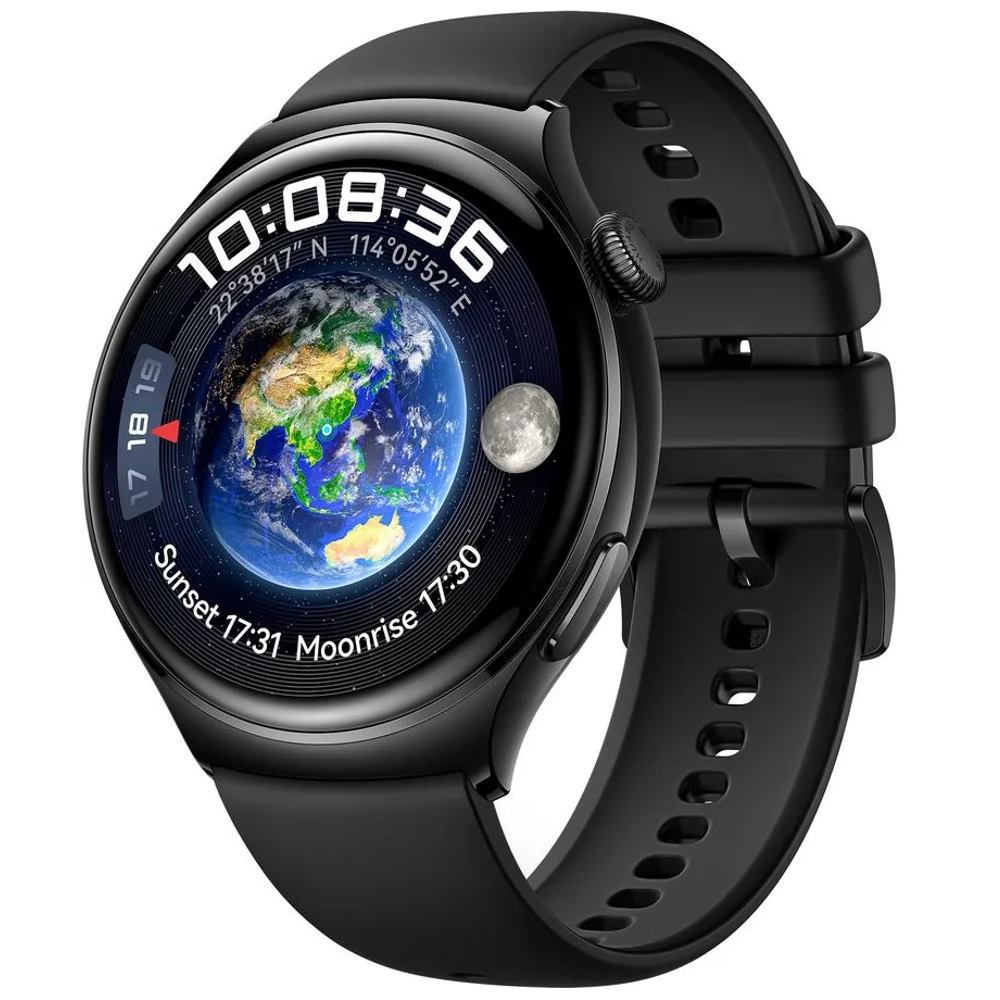

Часы Huawei Watch 4 55020APA Black Elastomer, Watch 4