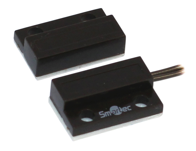 

Датчик Smartec ST-DM110NO-BR магнитоконтактный, НР, коричневый, накладной для деревянных дверей, миниатюрный, зазор 20 мм, ST-DM110NO-BR