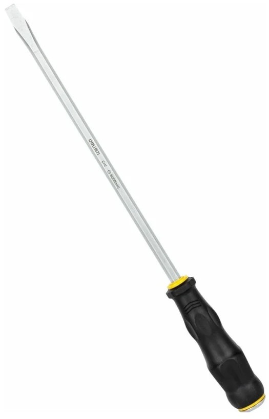 

Отвертка шлицевая Deli DL6270101 со сквозным хвостовиком (ударная) SL8x250, DL6270101