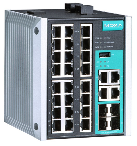 фото Коммутатор  MOXA EDS-528E-4GTXSFP-HV-T в Ростове-на-Дону