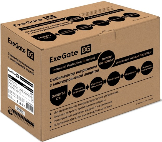 фото Стабилизатор напряжения Exegate Expert Turbo AST-1500 в Уфе