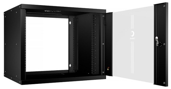 фото Шкаф настенный 19", 9U Cabeus WSC-05D-9U55/45-BK в Самаре