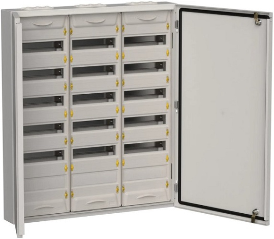 Изображение товара Распределительный щит IEK TI5-50-N-3X072-54-7035 корус из нержавеющей стали IP54