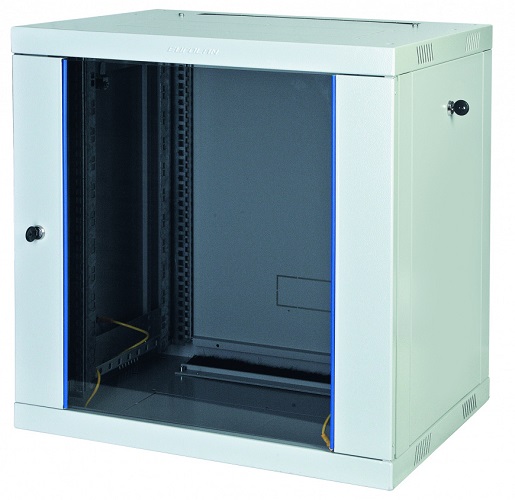 

Шкаф настенный 19", 9U Eurolan 60W-09-64-31GY Racknet F30 600 × 450, передняя дверь стеклянная, боковые панели, шнуры заземления, светло-серый, 60W-09-64-31GY