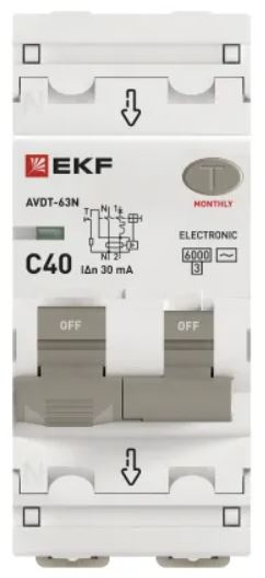 фото Автомат дифференциальный EKF D63N26E40C30 в Челябинске