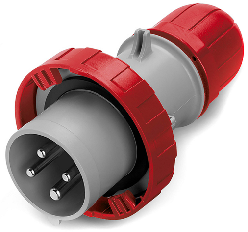 Изображение товара Вилка кабельная DKC DIS2181636 IP67 4 контакта пластиковая для надежных соединений