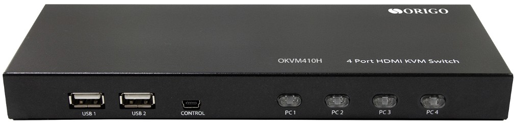 

Переключатель KVM ORIGO OKVM410H/A1A 4-портовый с портами HDMI и USB, OKVM410H/A1A