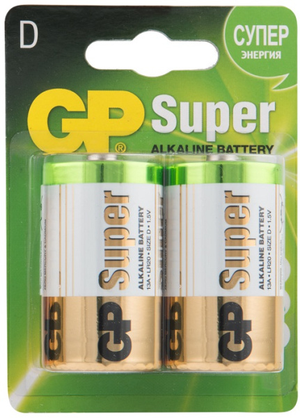 Изображение товара Батарейка GP Super Alkaline 13A LR20