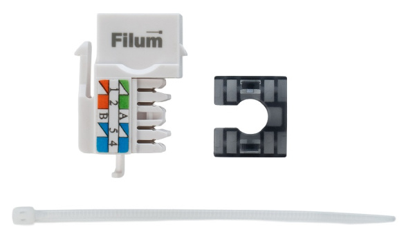 фото Модуль Keystone RJ45 UTP Filum FL-KJ-U6A-WT-90 в Перми