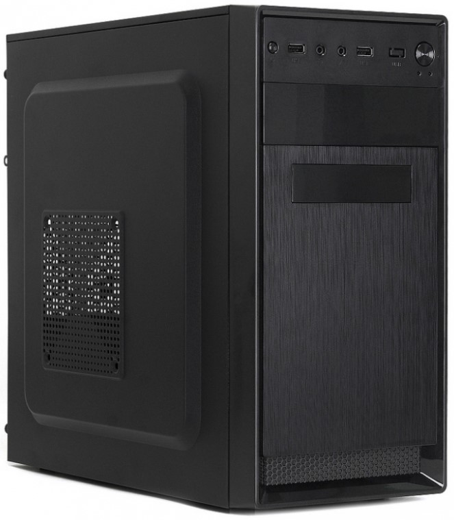 

Корпус mATX Crown CMC-4220 CM000003621 черный, БП 500W, 2*USB 2.0, audio, CMC-4220