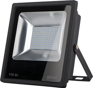 

Прожектор светодиодный Gauss 613100100 LED 100W 6900lm IP65 6500К черный, 613100100