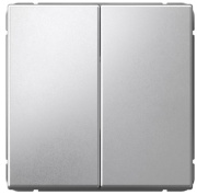 фото Выключатель двухклавишный Systeme Electric GAL000351S