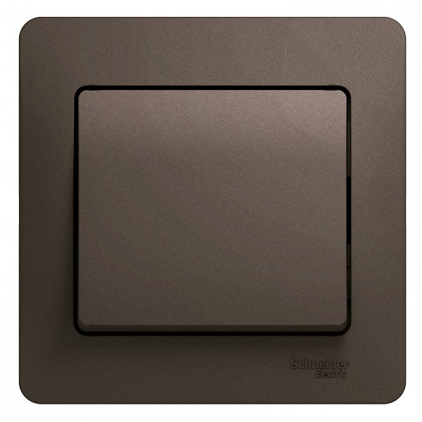 

Выключатель Schneider Electric GSL000812 1-клавишный, сх.1, 10АХ (в сборе) шоколад, GSL000812