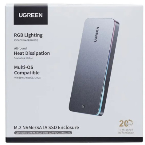 фото Бокс внешний  UGREEN CM777 в Волгограде