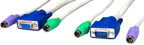 

Кабель Rextron CBM180T для KVM переключателей 1.8м (2xPS/2, монитор F-M(папа-мама)), CBM180T