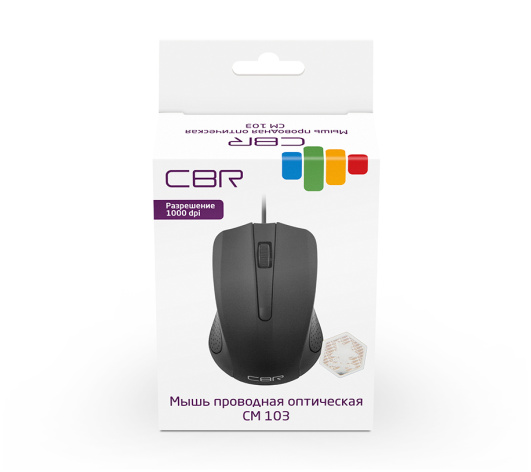 фото Мышь  CBR CM 103 Black в Омске