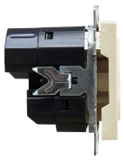 фото Розетка с заземлением IEK BR-R14-16-U21-D21-K10