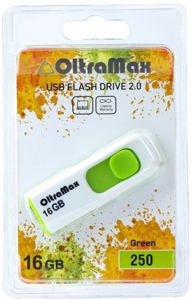 фото Накопитель USB 2.0 16GB OltraMax OM-16GB-250-Green в Ростове-на-Дону