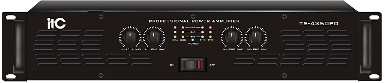 

Микрофон ITC TS-4500PD профессиональный стерео усилитель 4350W@8,4500W@4, 21000W@ bridge 2*8, шт, TS-4500PD