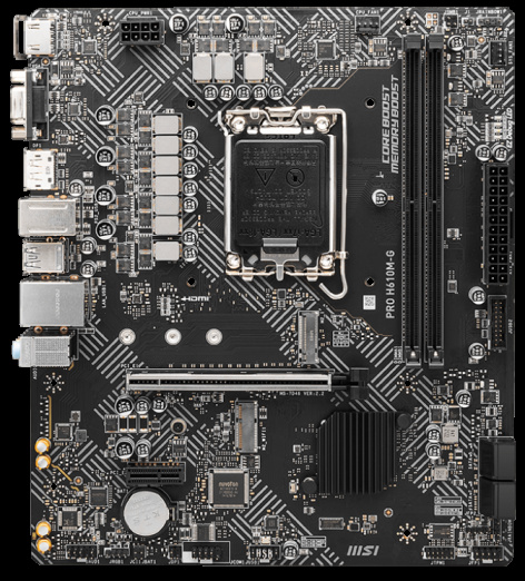 фото Материнская плата mATX MSI PRO H610M-G в Уфе