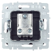 фото Розетка телевизионная проходная IEK BR-A10-P-K45