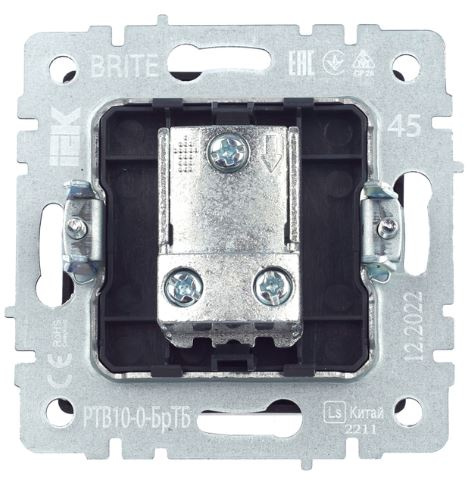фото Розетка телевизионная проходная  IEK BR-A10-P-K45 в Омске