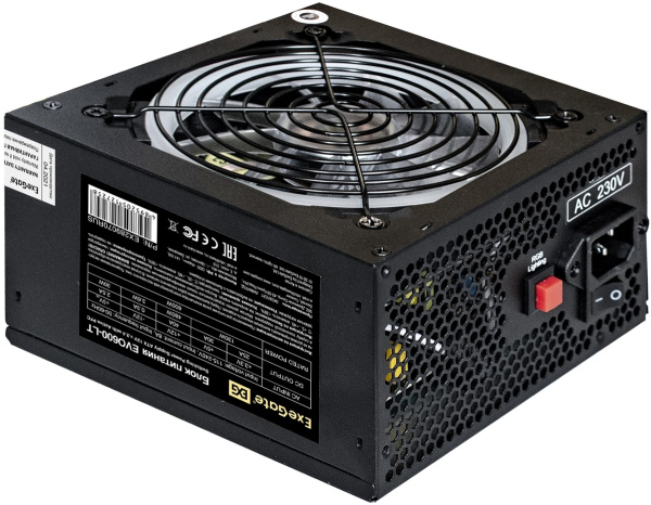 фото Блок питания ATX Exegate EVO600-LT в Перми