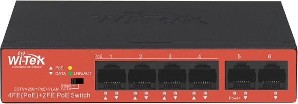 фото Коммутатор неуправляемый Wi-Tek WI-PS205H v2 в Екатеринбурге