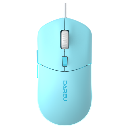 

Мышь Dareu LM121 Blue голубая, DPI 800/1600/2400/6400, RGB, 1,8м, LM121 Blue