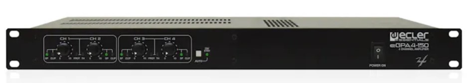 

Усилитель мощности Ecler eGPA4-150 класса D 4x145 Вт – 4 Ом, 4x74 Вт – 8 Ом, 2х290 Вт – 8 Ом, eGPA4-150