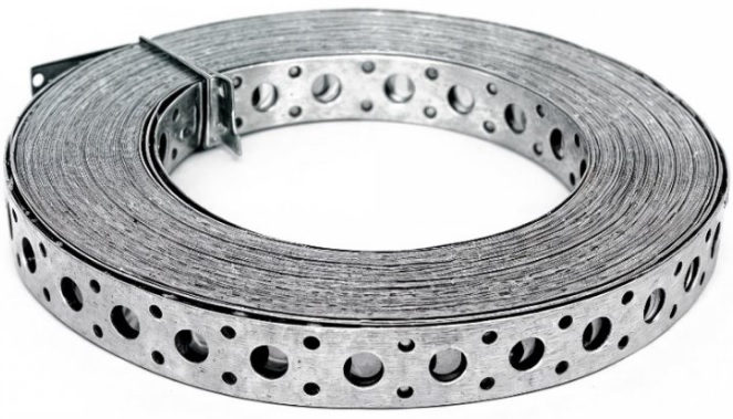 

Лента монтажная Промрукав PR08.3831 перфорированная прямая для прямого монтажа ЛМП 20*0,55 (25 м.), PR08.3831