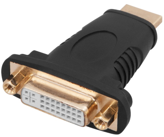 

Переходник Rexant 17-6807 штекер HDMI - гнездо DVI-I, 17-6807