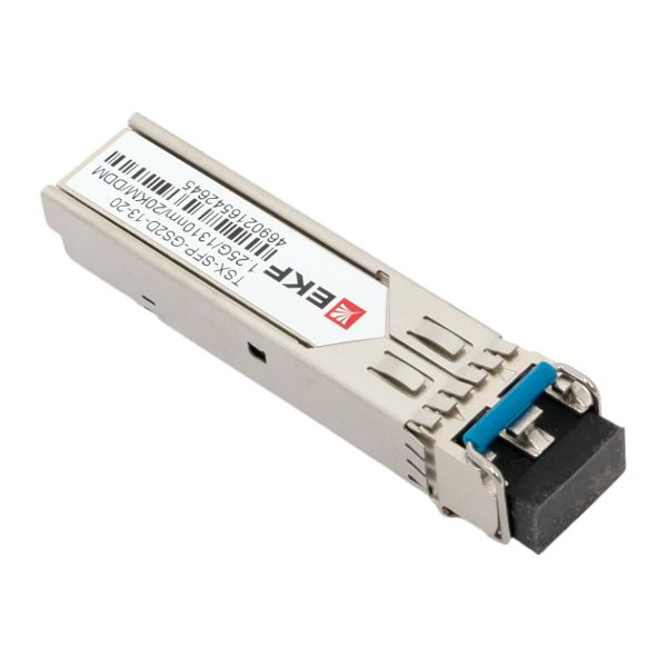 

Модуль SFP EKF TSX-SFP-GS2D-13-20 1,25 Гбит двойное одномодовое оптоволокно 1310нм 20км TSX, TSX-SFP-GS2D-13-20