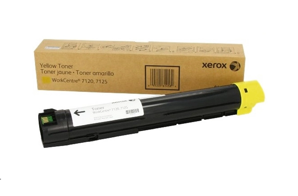 

Тонер-туба Xerox 006R01462 жёлтый (15000 страниц) для WC 7120/7125/7220/7225, 006R01462