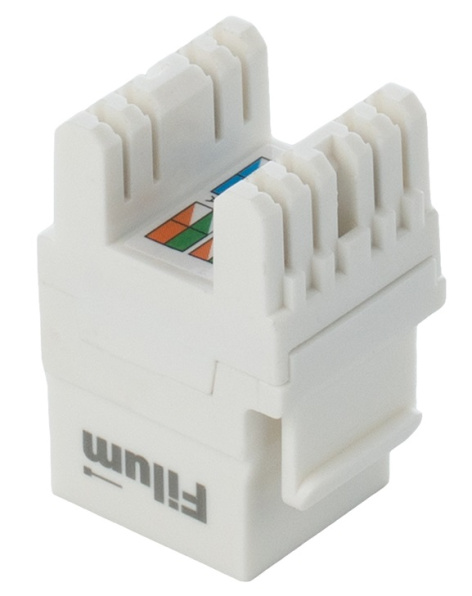 фото Модуль Keystone RJ45 UTP Filum FL-KJ-U5E-WT-180 в Уфе