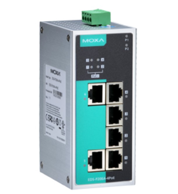

Коммутатор PoE MOXA EDS-P206A-4PoE 2x10/100BaseTx ports, 4 x PoE, EDS-P206A-4PoE