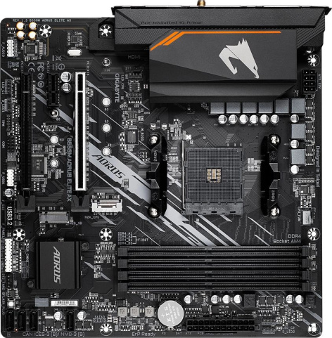 фото Материнская плата mATX GIGABYTE B550M AORUS ELITE AX