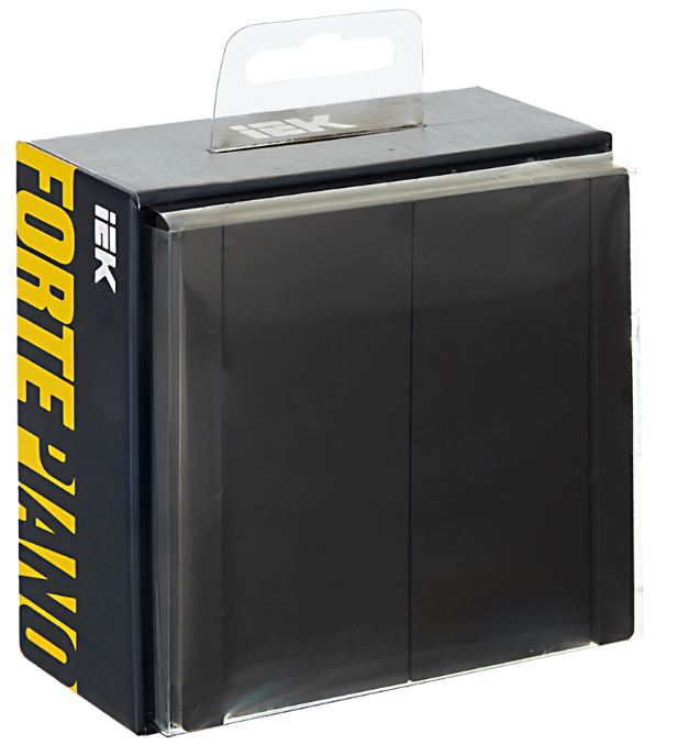 

Переключатель двухклавишный IEK FP-V22-0-10-1-K03 FORTE&PIANO 10А FP307 серый, FP-V22-0-10-1-K03
