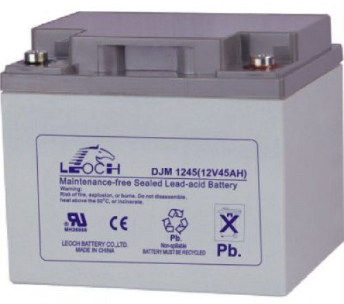 

Аккумулятор LEOCH DJM 12-45 12В, 45Ач, DJM 12-45