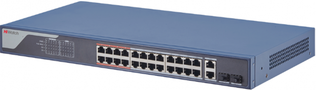 

Коммутатор HiWatch SWT-1326P управляемый, 24*10/100M RJ45 PoE-порт, 2*1000M комбо-порт, 802.3af/at, бюджет PoE 370Вт, поддержка режима передачи до 300, SWT-1326P