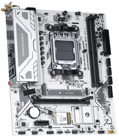 фото Материнская плата mATX MAXSUN MS-Challenger B650M WIFI ICE V2 в Челябинске