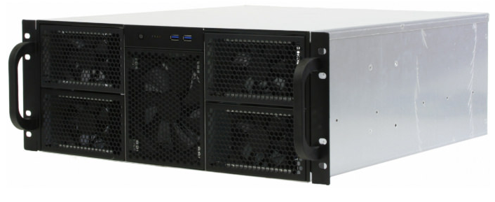 

Корпус серверный 4U Procase RE411-D0H16-FC-55 0x5.25+16HDD,черный,без блока питания,глубина 550мм,MB CEB 12"x10,5", панель вентиляторов 3*120x25 PWM, RE411-D0H16-FC-55